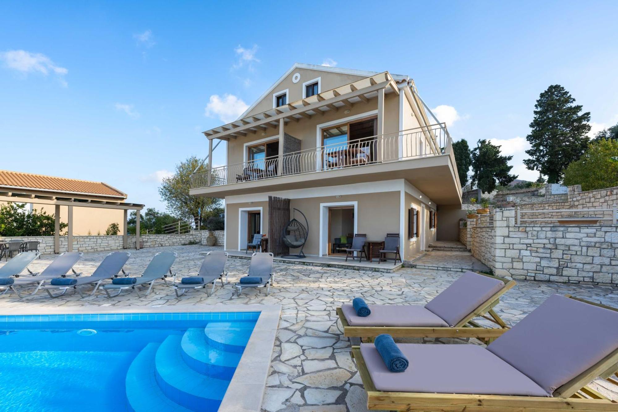 Pangolas Apartments Paxos Longós المظهر الخارجي الصورة